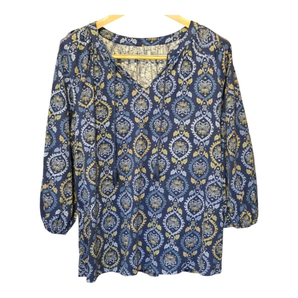 Croft & Barrow Women's Blue Blouse